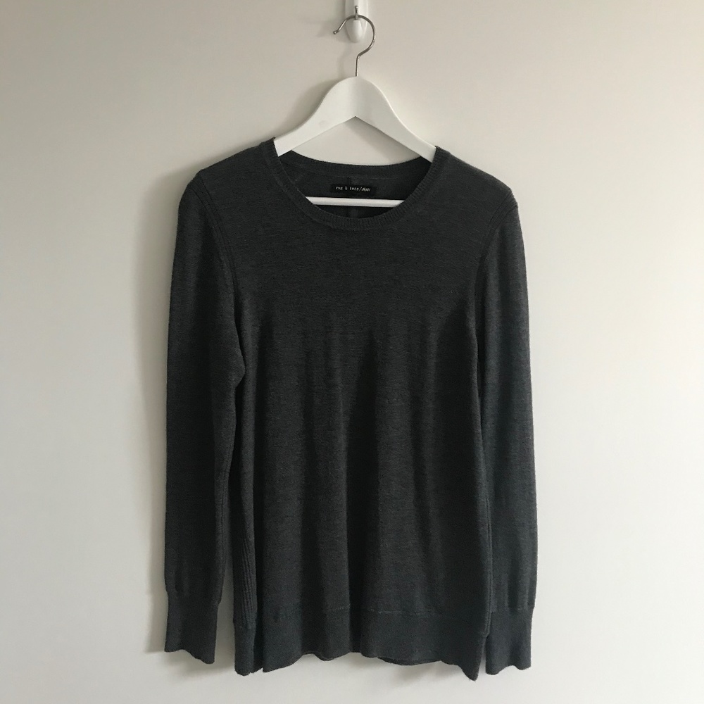 Rag & Bone/JEAN Charcoal Sweater